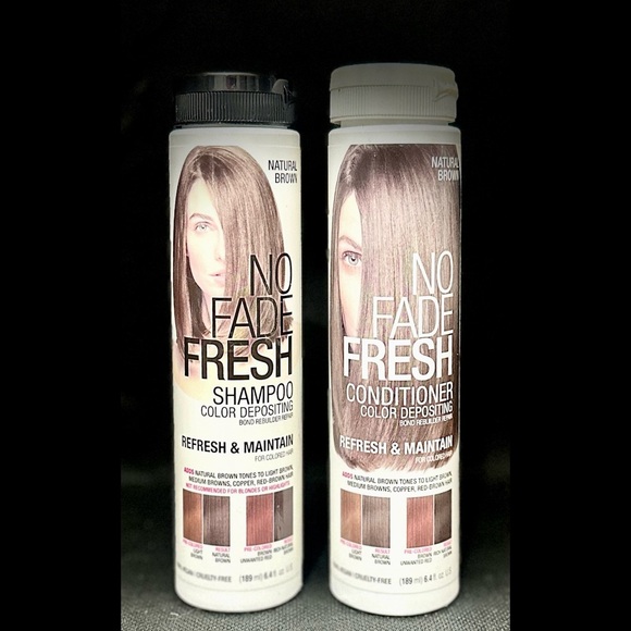 Natural Brown color depositing Shampoo and Conditioner Set - Picture 1 of 2